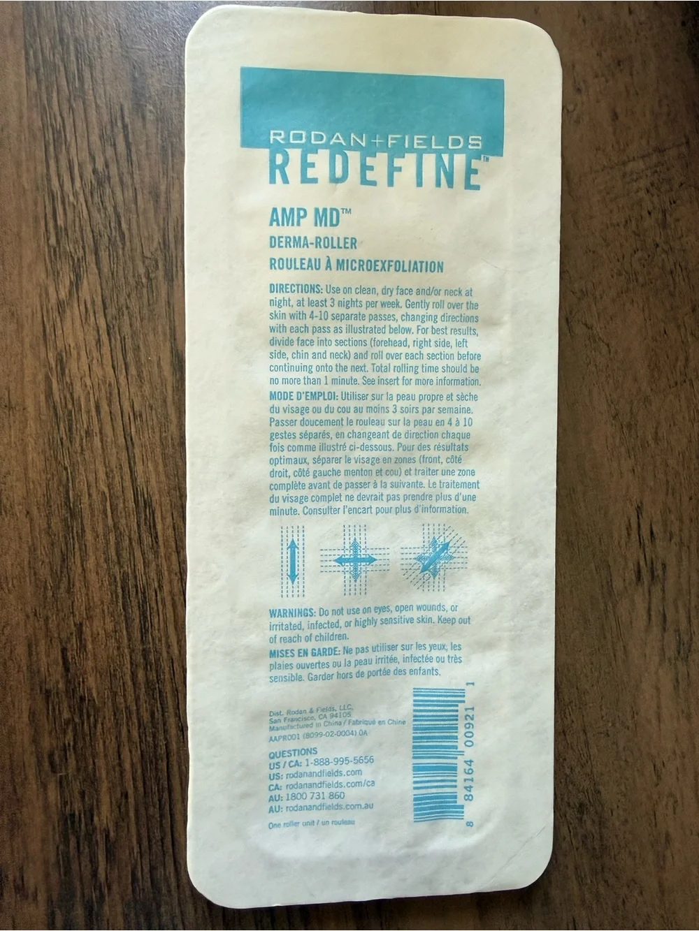🆕 Rodan + Fields AMP MD Microneedling Derma Roller REDEFINE